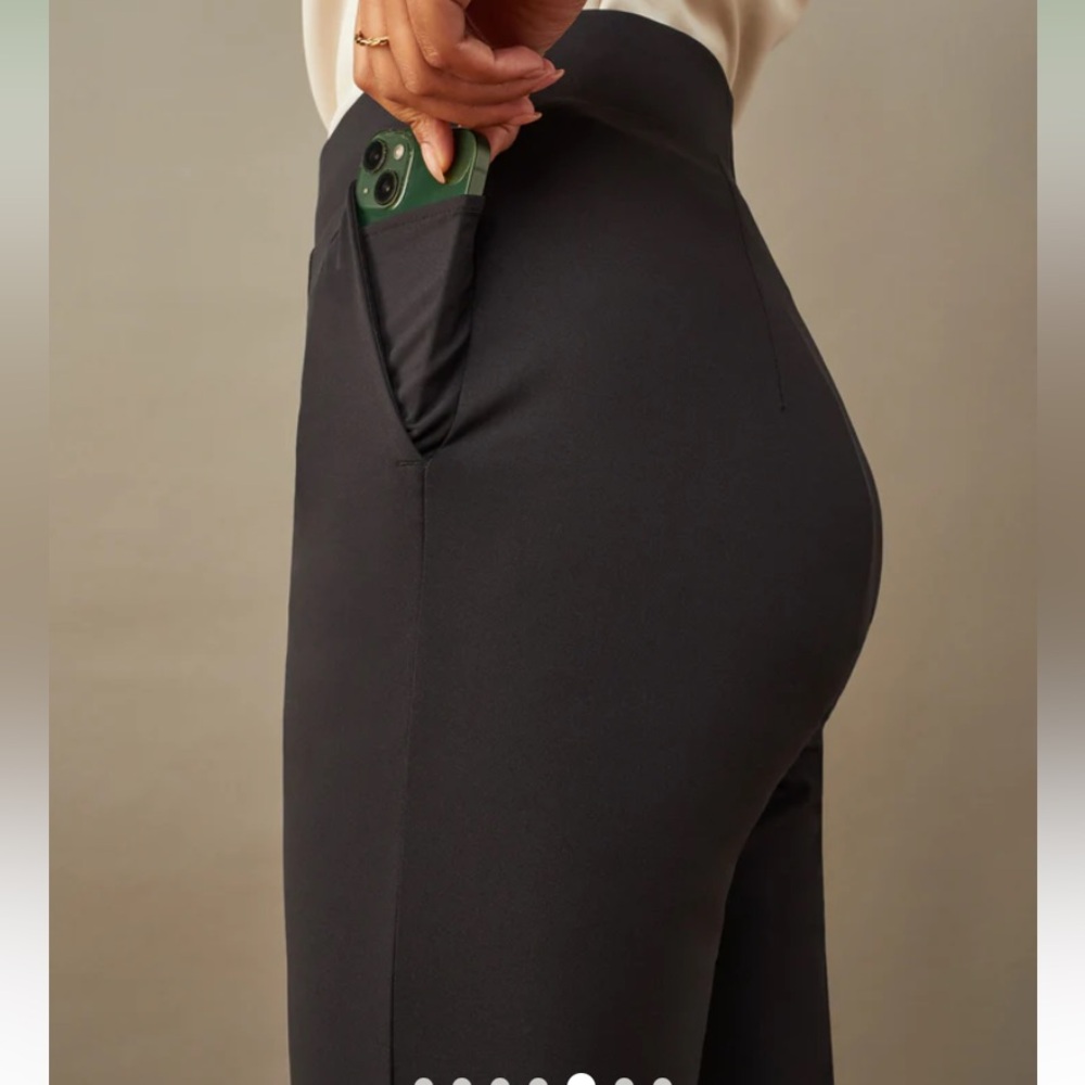 Aday Slim Split Straight Up Pants - Picture 4 of 8